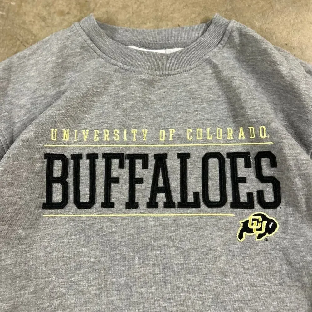 Y2K Champion University of Colorado Buffaloes gray crewneck sweatshirt